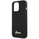 6. Guess GUHCP13XLSLMGBK iPhone 13 Pro Max 6.7" black/black hardcase Silicone Script Gold Logo