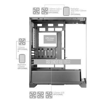 8. TACENS MARS MC-PRISMA ATX-case
