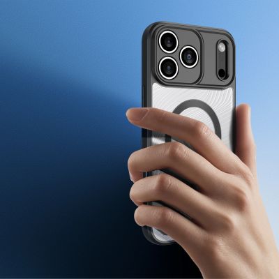 5. Dux Ducis AIMO Mag Case for iPhone 17 Pro Max Compatible with MagSafe - Black