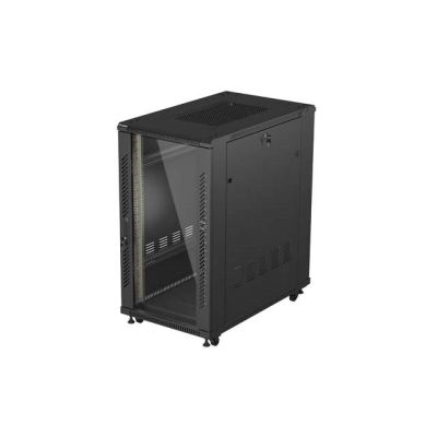 13. Lanberg FF01-6022-12B 22U Rack Freestanding Rack Black
