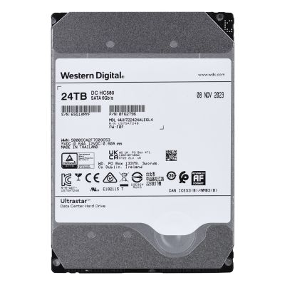 Western Digital Ultrastar DC HC580 WUH722424ALE6L4 HDD Server Drive (24 TB; 3.5"; SATA)