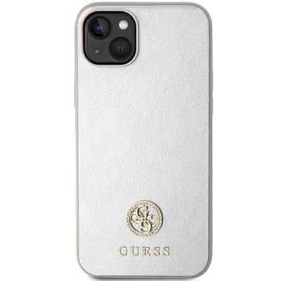 3. Guess GUHCP15MPS4DGPS iPhone 15 Plus 6.7" silver/silver hardcase Strass Metal Logo