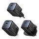 26. UNITEK 2X GAN 45W CHARGING UNIT, 2XUSB-C PD 3.0, QC, BLACK
