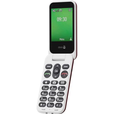 2. Doro Leva E30 7.11 cm (2.8") 142.7 g Red, White Functional phone