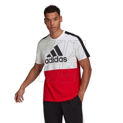 2. adidas Essentials Colorblock Single Jersey Tee M HE4330