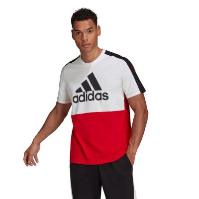 2. adidas Essentials Colorblock Single Jersey Tee M HE4330