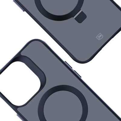 5. 3mk Smoke Case Mag&Stand for Apple iPhone 14 pro max - black