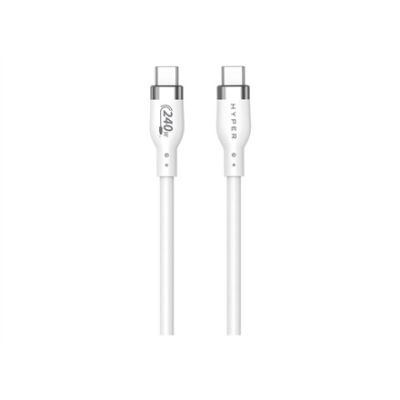 9. HYPER HJ4002WHGL USB Cable USB 2.0 2m USB C White