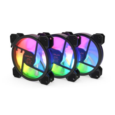 3. KRUX Lunar ARGB KIT 3x120 MM Fan Set