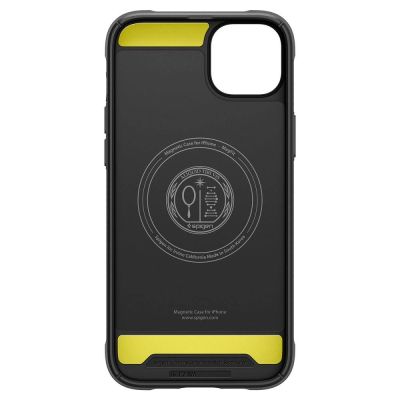 9. Spigen Rugged Armor Mag Case with MagSafe for iPhone 14 - Matte Black