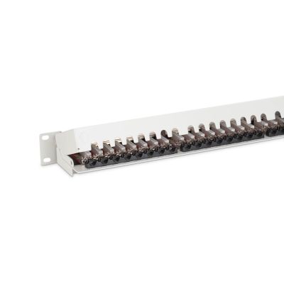 6. Digitus Patch Panel 19'' 24x RJ45, LSA level, cat.6A, shielded, 1U, gray, cable guide