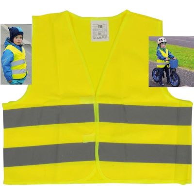 DUNLOP YELLOW REFLECTIVE VEST FOR CHILDREN
