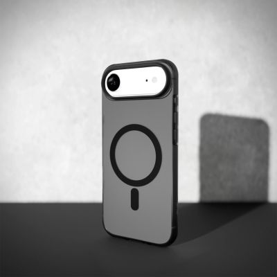 9. Puro Daylight Magsafe Compatible Silicone Case for iPhone 17 Air - Translucent Black