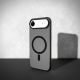 9. Puro Daylight Magsafe Compatible Silicone Case for iPhone 17 Air - Translucent Black