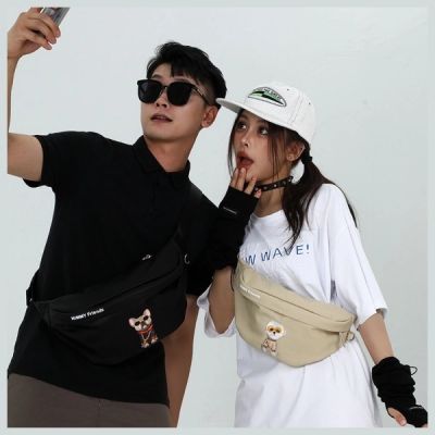 8. Nimmy Crossbody Glasses Cool Dog Shoulder Bag - Green