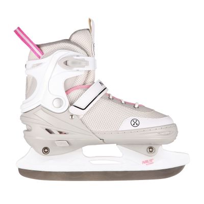 8. NH18188A 2-in-1 GREY-PINK SIZE M (34–38) INLINE SKATES WITH REPLACEABLE HOCKEY BLADE