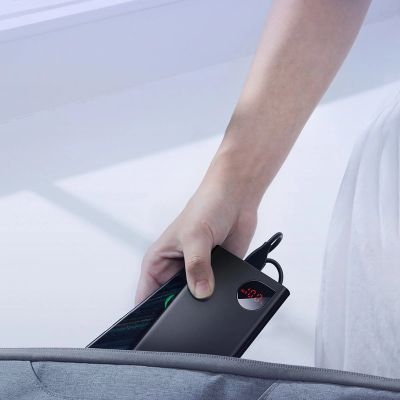20. Baseus Adaman Metal Power Bank with Fast Charging 10000mAh 22.5W (Overseas Edition 2021) Black