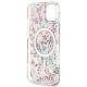 7. Guess GUHMP14MHCFWSP iPhone 14 Plus 6.7" pink/pink hardcase Flower MagSafe