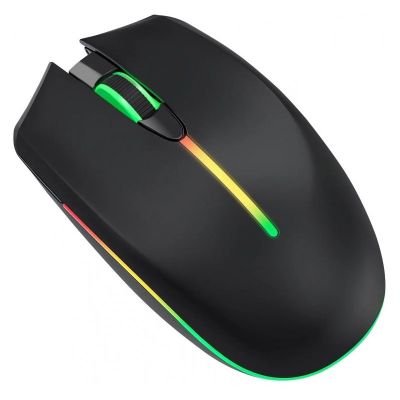 DEFENDER FUSION MM-283 RF Wireless Mouse, Rechargeable, Black, 52283