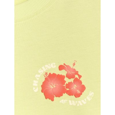 5. Women's oversize printed T-shirt 4F 4FRSS25TTSHF3160-73S