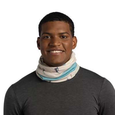 4. Buff Merino Lightweight Tube Scarf 13885493710 Grey One size