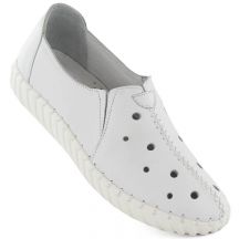 Artiker W HBH66A white openwork leather shoes