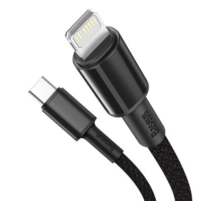 3. Baseus CATLGD-A01 Lightning - USB-C PD 20W 480Mb/s 2m cable - black