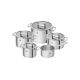 7. ZWILLING Vitality 66460-000-0 pot set (1.5 liters, 2 liters, 3 liters, 3.5 liters, 6 liters)