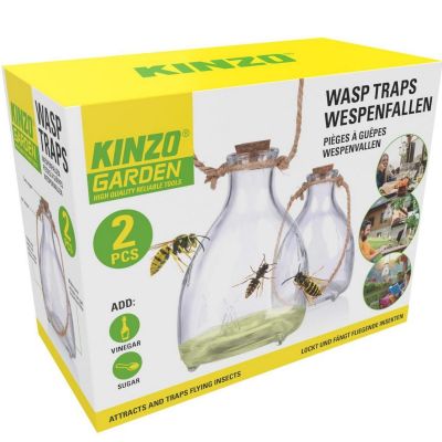 3. GLASS WASP TRAP 2 PCS KINZO