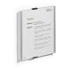 Durable Info Sign Acrylic, Aluminum Silver