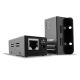 Lindy 42680 Network Extender Network Transmitter and Receiver Black