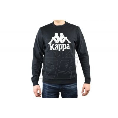 5. Kappa Sertum RN Sweatshirt 703797-19-4006 czarne S