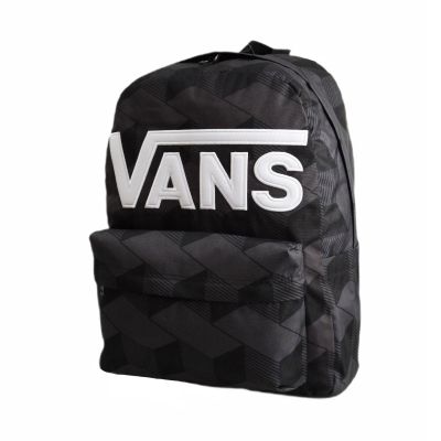 2. Vans Old Skool Drop V 22 L Black/Asphalt Urban School Backpack - VN000H4ZKOU1