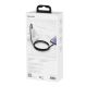 6. Baseus CATLWJ-01 Lightning - USB-C PD cable 20W 480Mb/s 1m - black