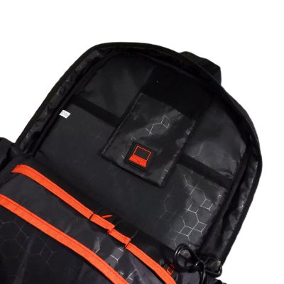 8. Aeronautica Militare Zaino City Backpack Black - AM-1553