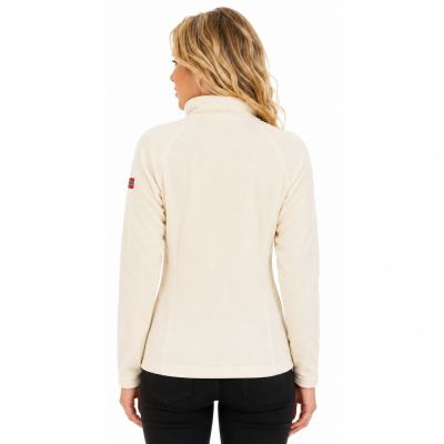 3. Geographical Norway Women’s Fleece Jacket TUG FZ OFF WHITE DB LADY 268 (WA1722F/GN-OFF WHITE)