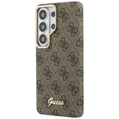 2. Guess 4G Script MagSafe Case for Samsung Galaxy S26 Ultra - Brown
