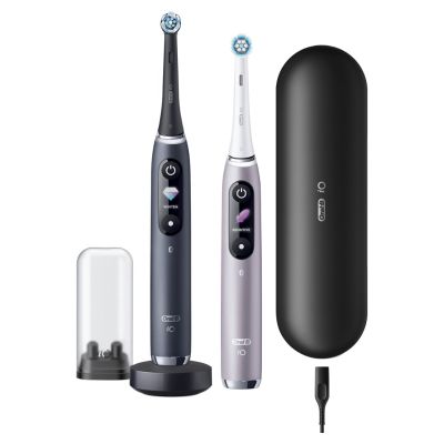 Oral-B iO 80363731 Electric Toothbrush Adult Rotating-Pulsating Toothbrush Black, Silver