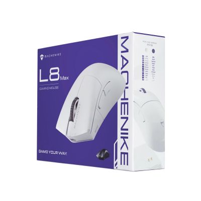 5. Machenike L8 Max Wireless Gaming Mouse with Charging Station - Black