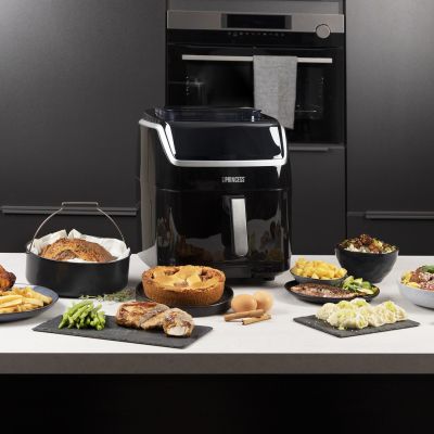 14. Princess 182080 Single 6.5L Standalone 1700W Hot Air Fryer Black