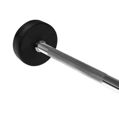 18. Rubber-coated HMS fixed barbell/bar 10 kg GSG-10