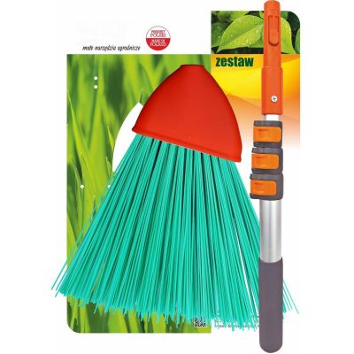 GARDEN SET PREMIUM BROOM TELESCOPIC HANDLE