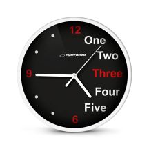 ESPERANZA WALL CLOCK PRAGUE WHITE