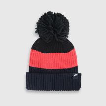 Children's winter hat with pompom 4F 4FJWAW25ACAPM660-92S