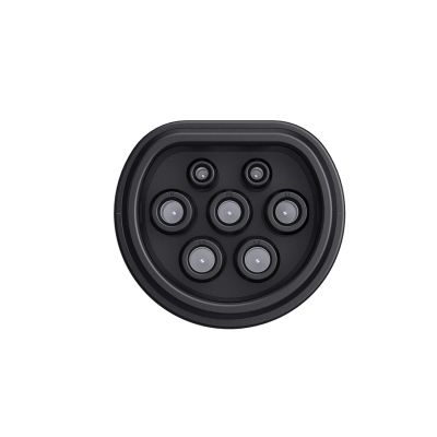 4. V2L Type 2 Adapter - Schuko 3500W with power display and case - black