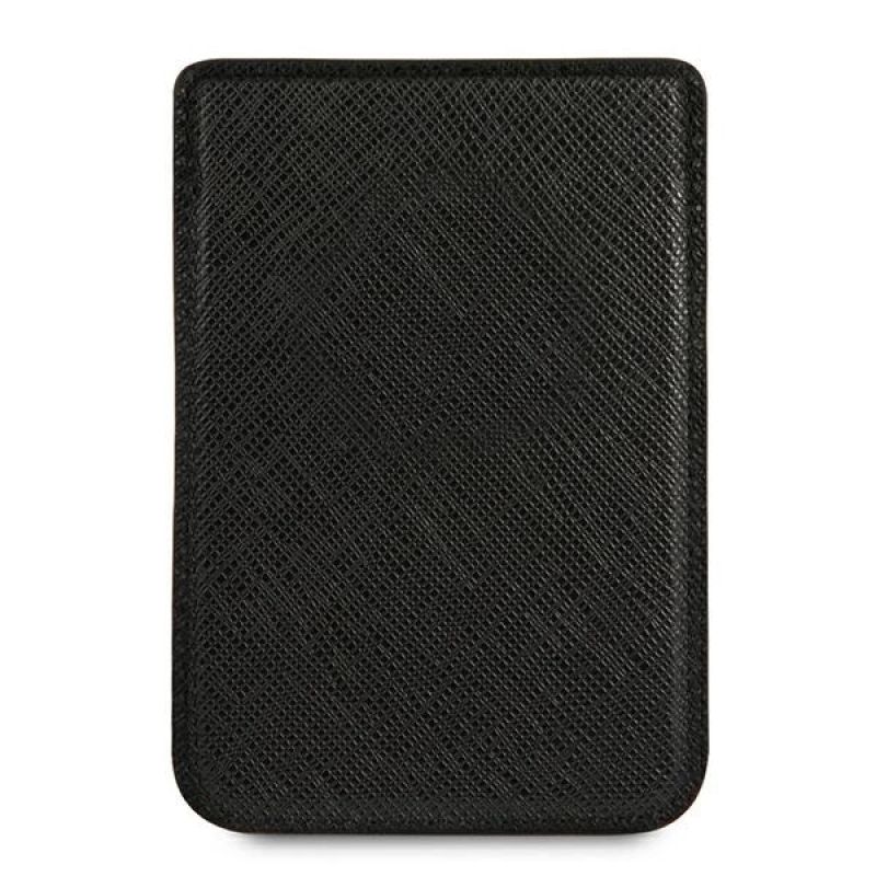 3. Guess Saffiano MagSafe Wallet - Black