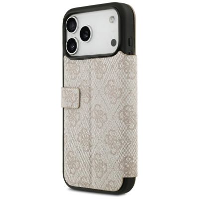 5. Guess Book 4G Metal Logo Case for iPhone 18 Pro Max / 17 Pro Max - Pink