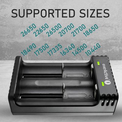 4. EVERACTIVE CHARGER FOR CYLINDRICAL LI-ION BATTERIES LC200