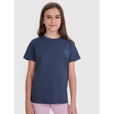 Regular plain T-shirt (SET OF 2) for children 4F 4FJRAW25TTSHU3157-91S