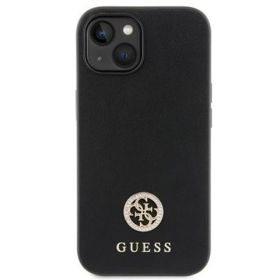 3. Guess GUHCP15MPS4DGPK iPhone 15 Plus 6.7" black/black hardcase Strass Metal Logo